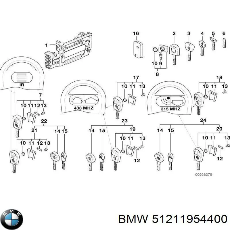  BMW 51211954400 ціна, від 93.20 USD