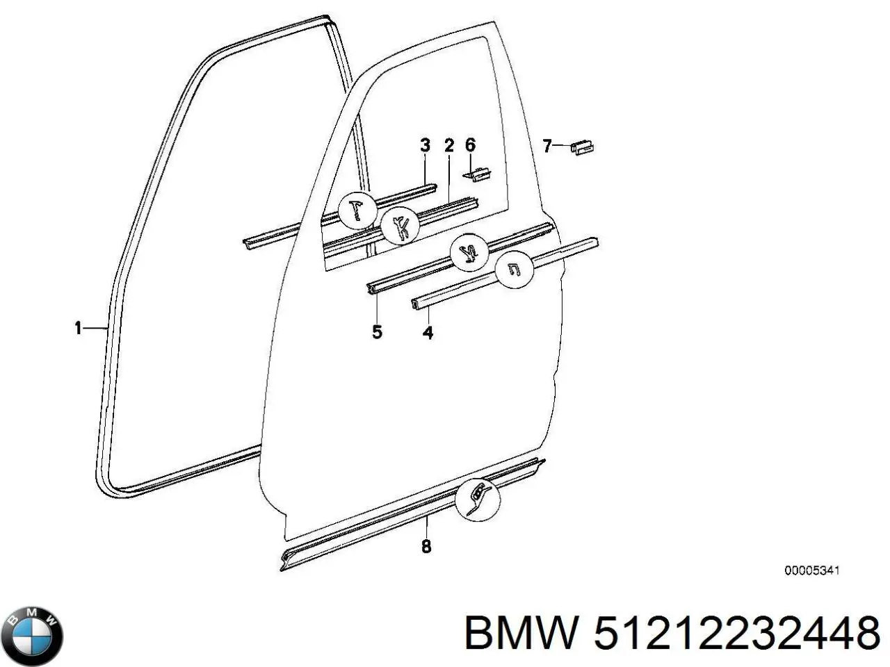 Купити 51212232448 BMW 