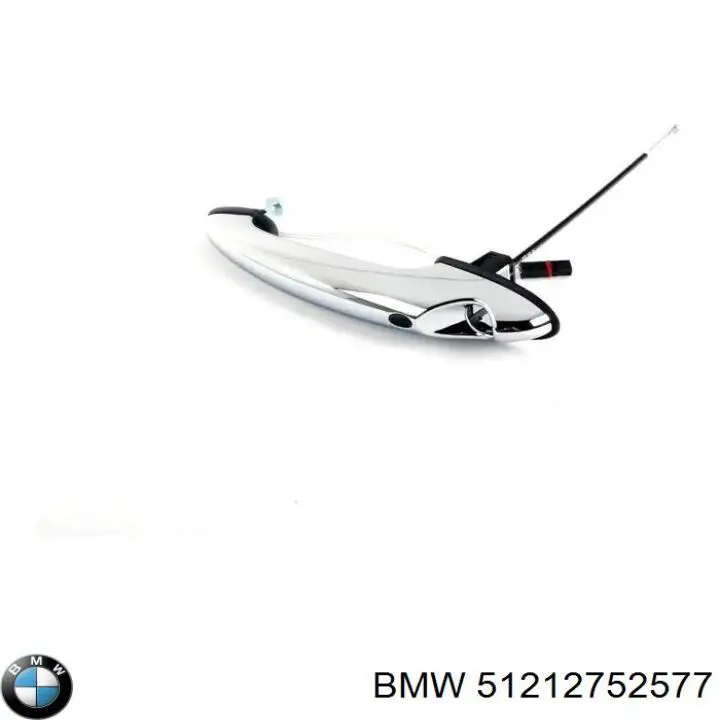 51212752577 BMW Ручка передньої двері зовнішня ліва