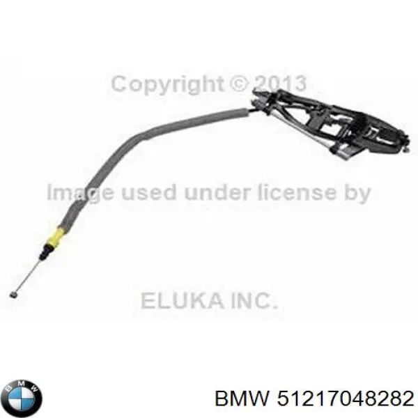 Тримач зовнішньої ручки дверей, передньої правої BMW 51217048282 ціна, від 167.69 USD