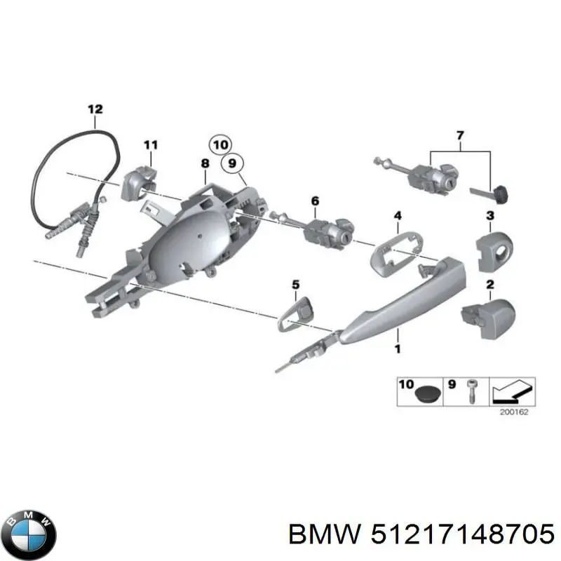 Купити 51217148705 BMW 