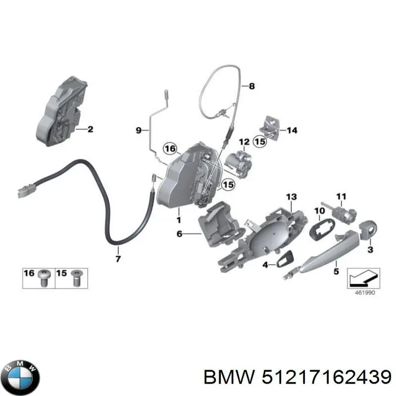 BMW 51217162439 ціна, від 3.67 USD