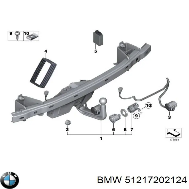 Купити 51217202124 BMW 