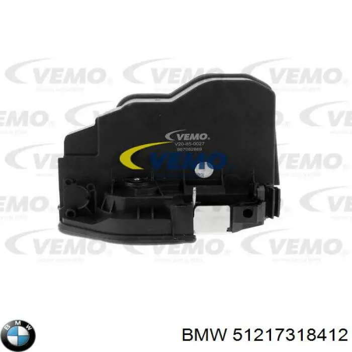 Замок передніх пасажирських дверей BMW 51217318412 ціна, від 26.58 USD