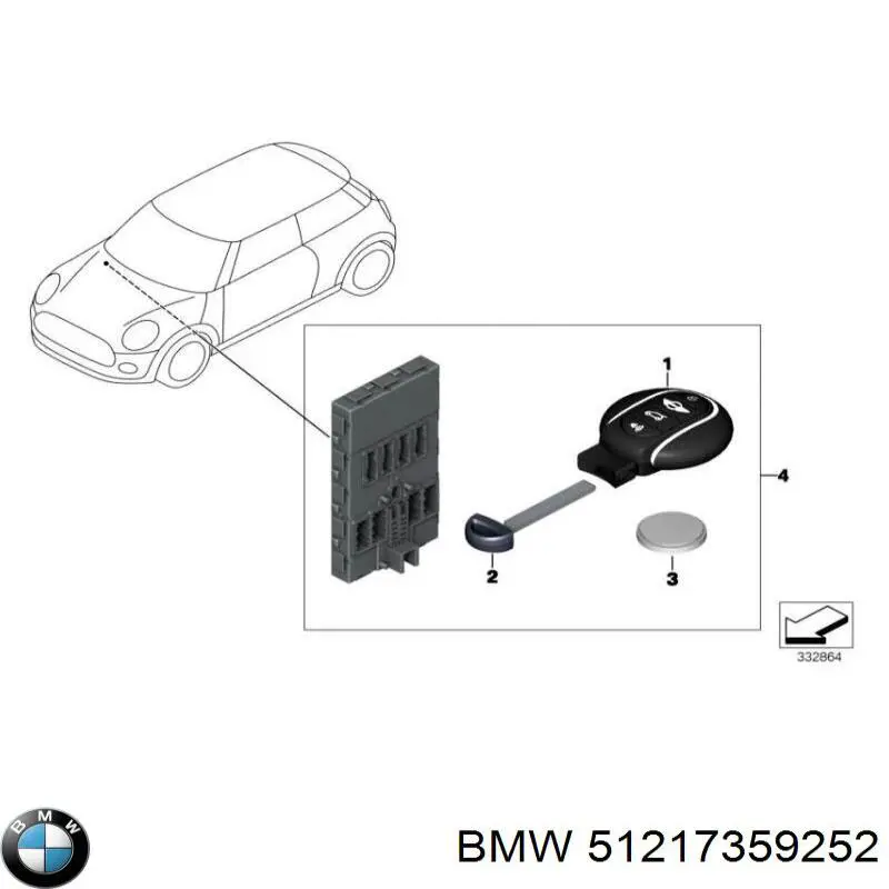  BMW 51217359252 ціна, від 71.63 USD