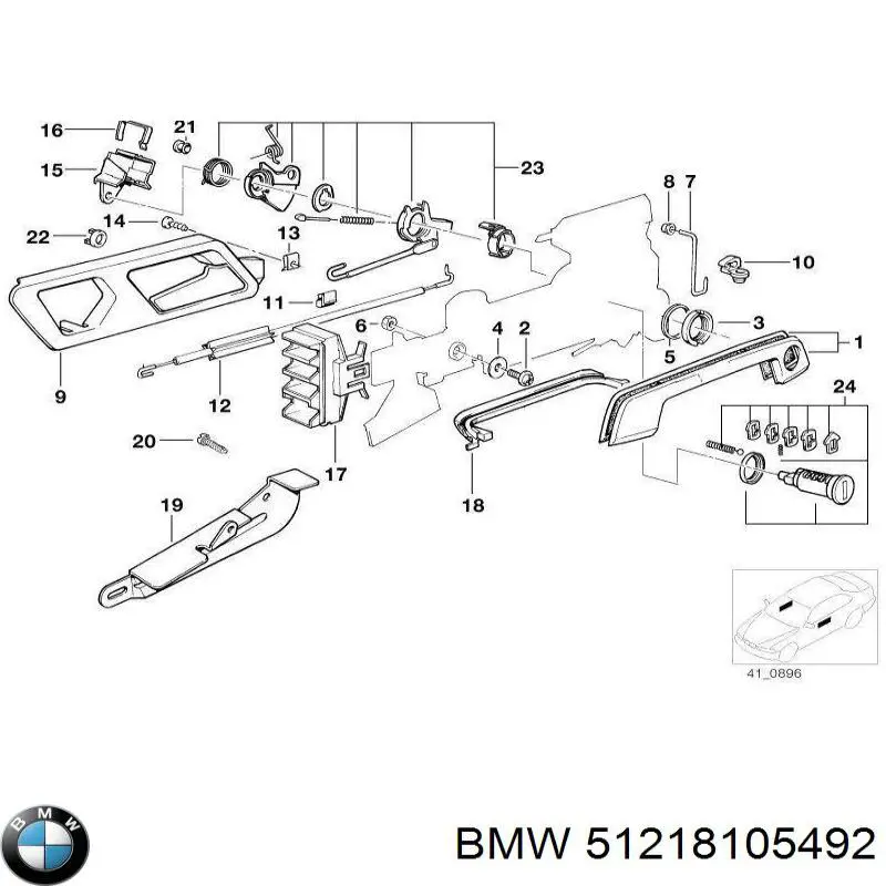  BMW 51218105492 ціна, від 102.93 USD