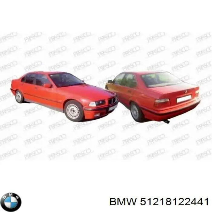 51218122441 BMW Кришка ручки двері зовнішньої, передньої лівої