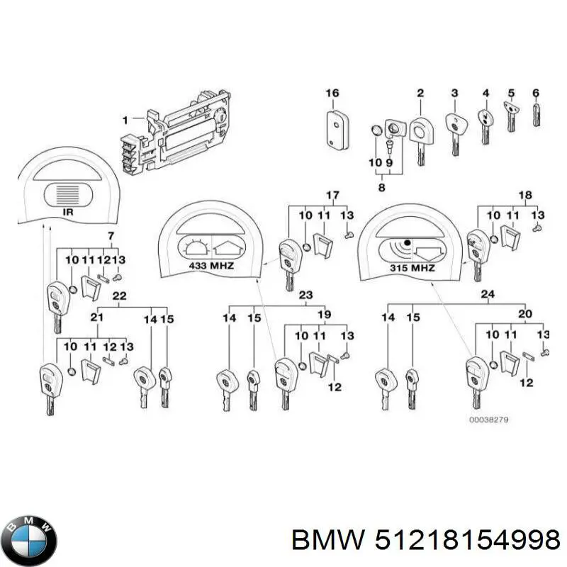  BMW 51218154998 ціна, від 27.72 USD