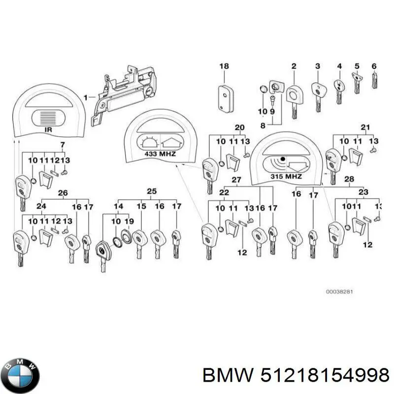51218154998 BMW 