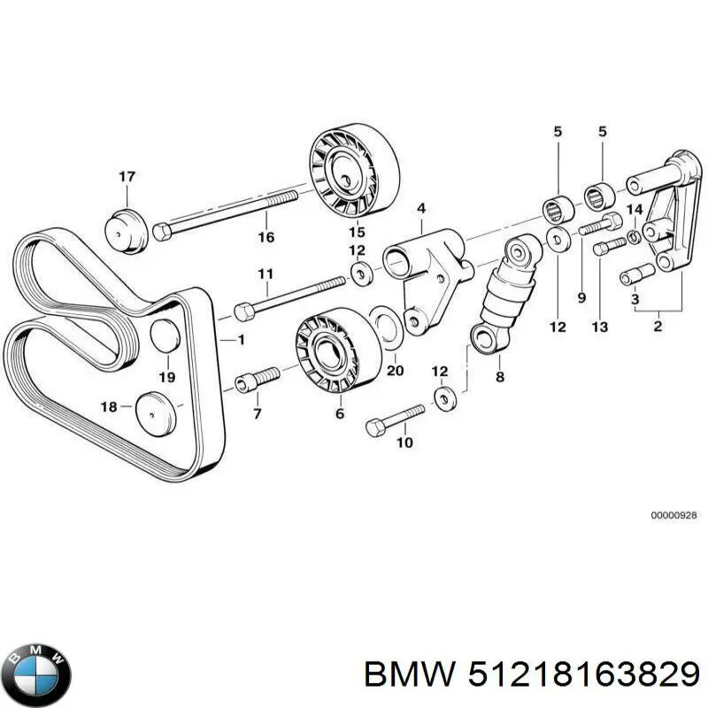  51218163829 BMW