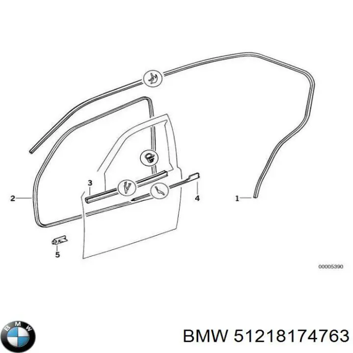  BMW 51218174763 ціна, від 126.39 USD