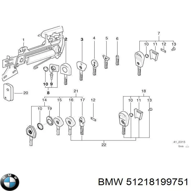  BMW 51218199751 ціна, від 261.67 USD