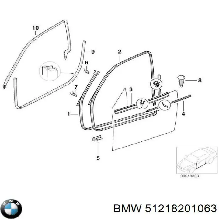 51218201063 BMW Глушилка