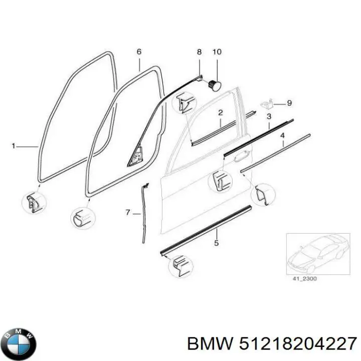  BMW 51218204227 ціна, від 86.52 USD