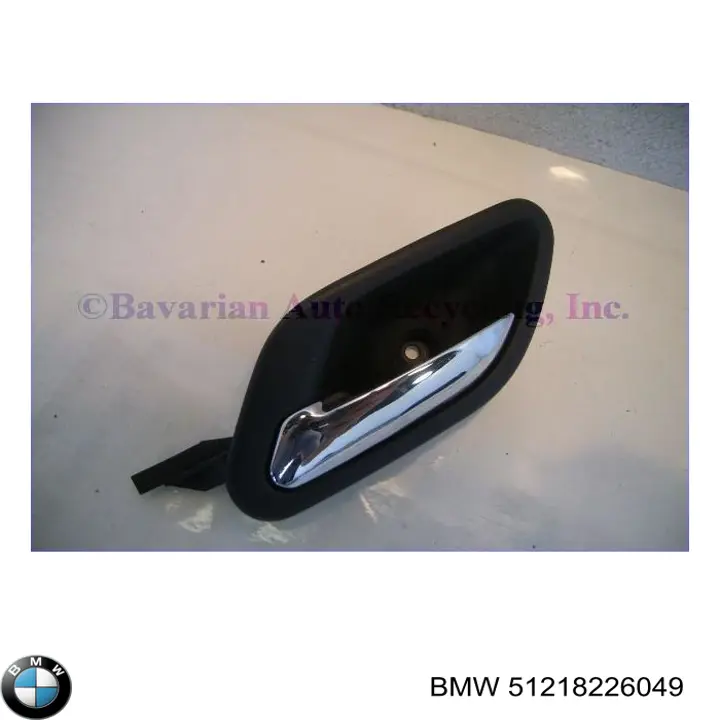 Ручка двері лівою внутрішня перед/зад BMW 51218226049