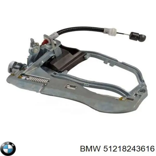 Тримач зовнішньої ручки дверей, передньої правої 51218243616 BMW