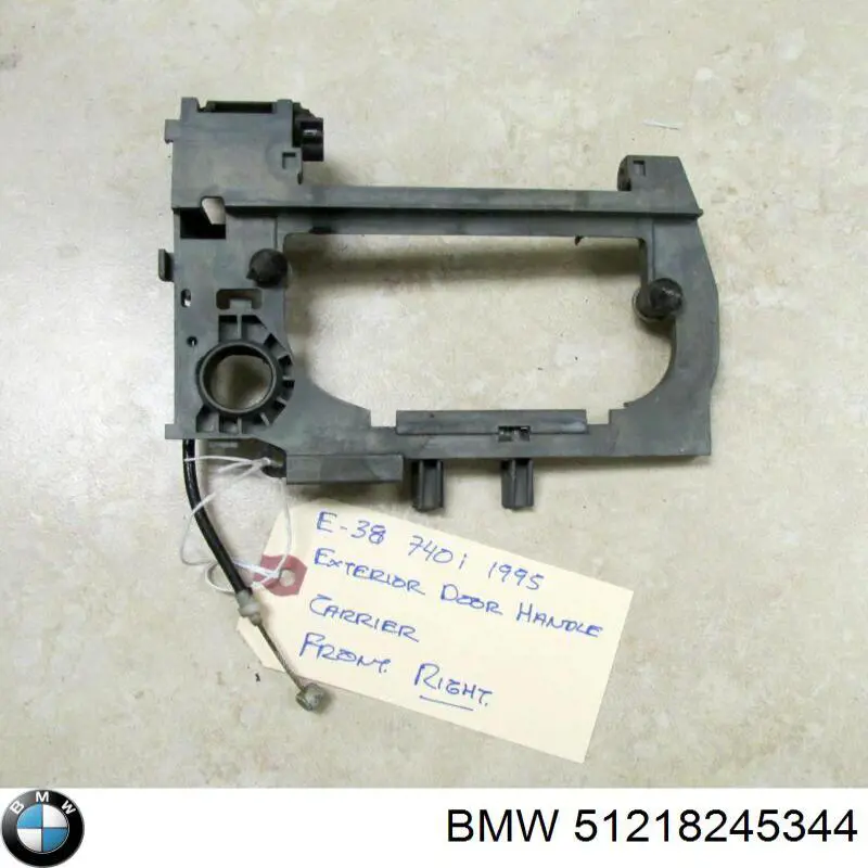 51218245344 BMW Тримач зовнішньої ручки дверей, передньої правої