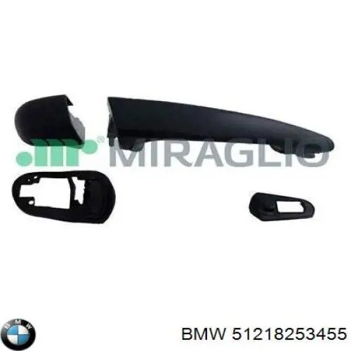 Ручка передніхї лівих дверей BMW 51218253455 ціна, від 4.14 USD