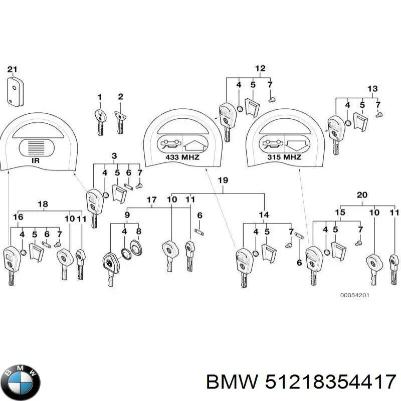  BMW 51218354417 ціна, від 9.27 USD