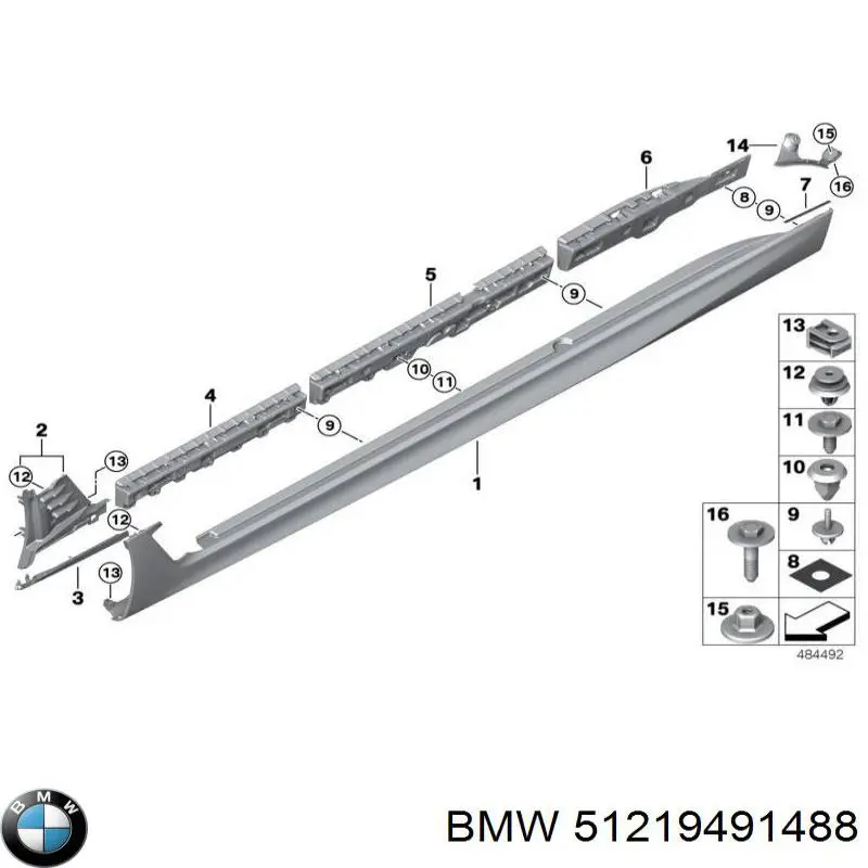  BMW 51219491488 ціна, від 60.61 USD