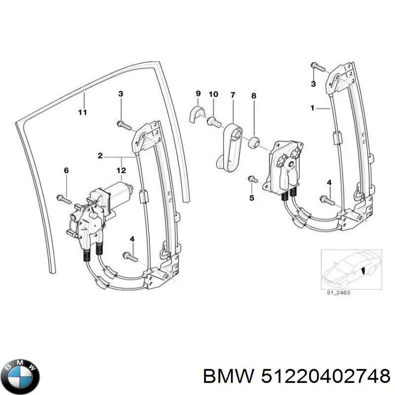  BMW 51220402748 ціна, від 127.07 USD