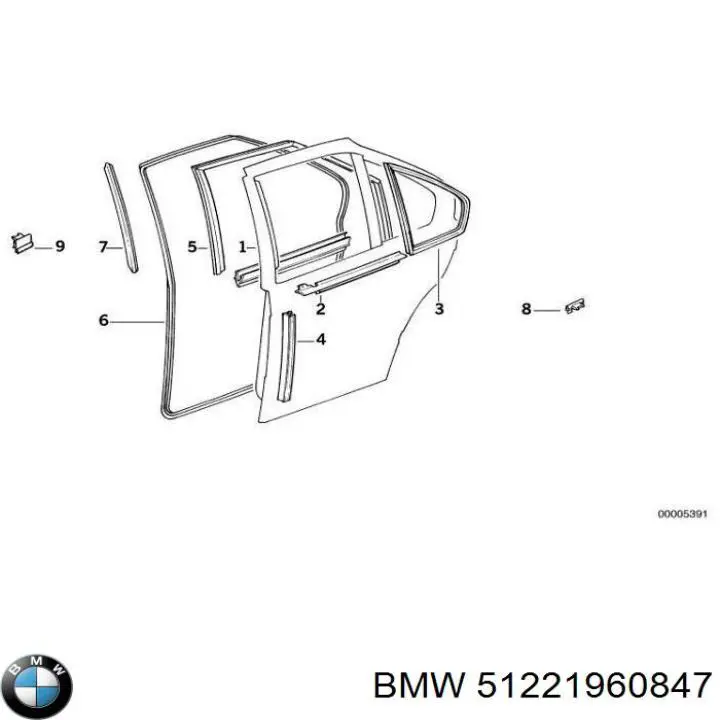 Купити 51221960847 BMW 