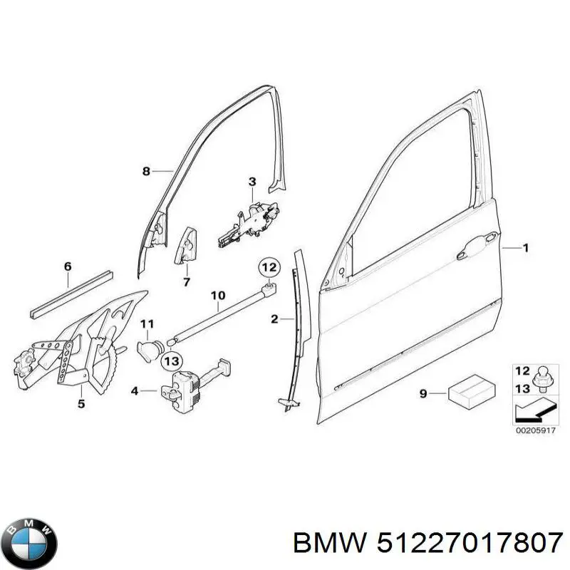  BMW 51227017807 ціна, від 19.00 USD