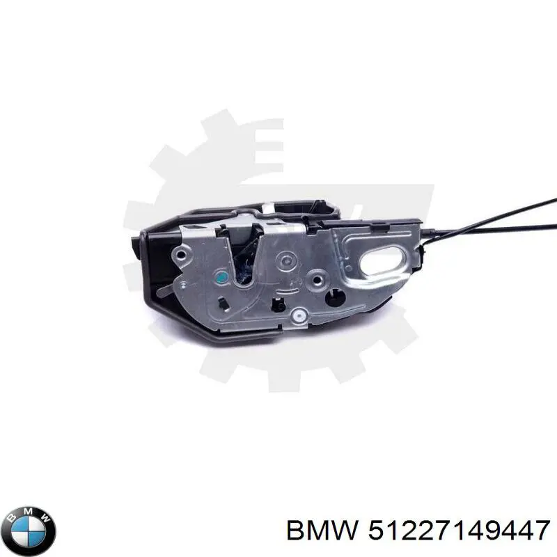 51227149447 BMW Замок задніх дверей, лівих