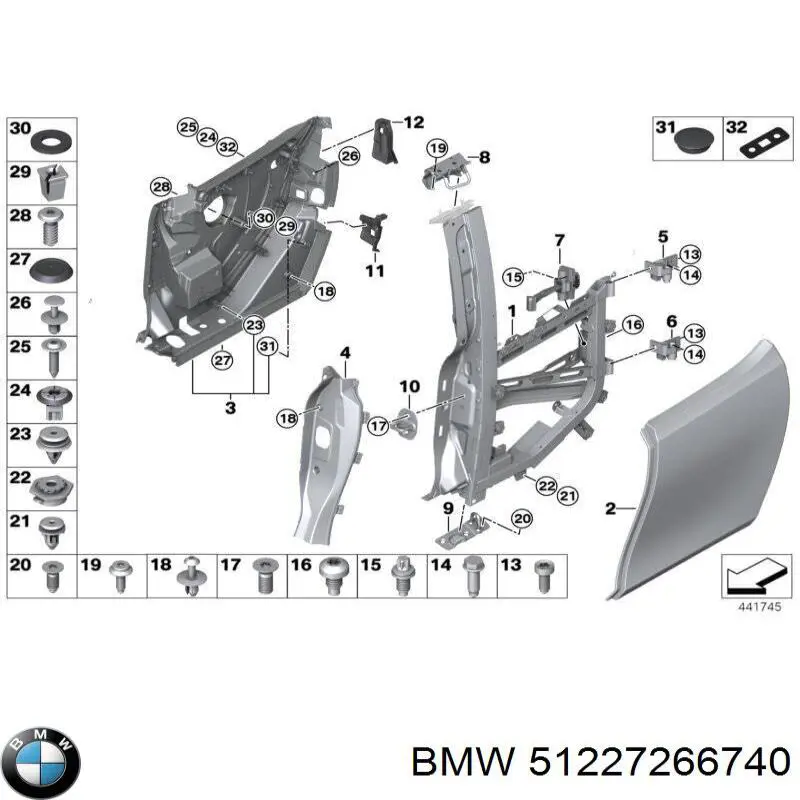 51227266740 BMW 