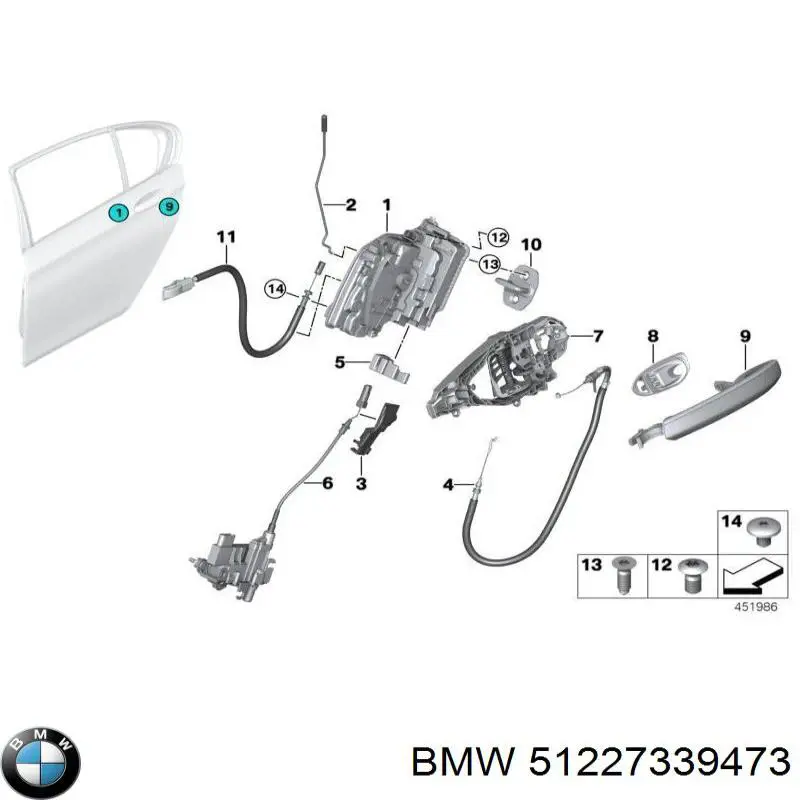  BMW 51227339473 ціна, від 11.40 USD