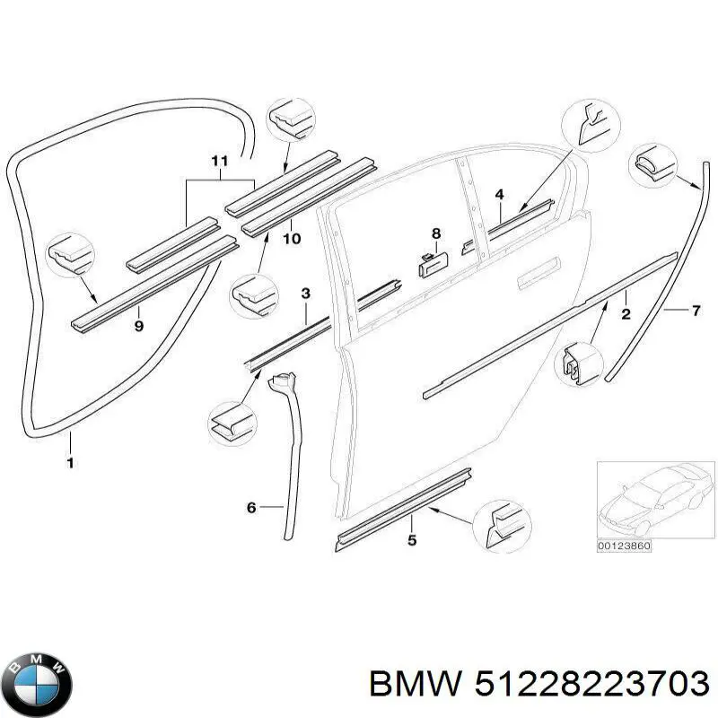  BMW 51228223703 ціна, від 35.47 USD