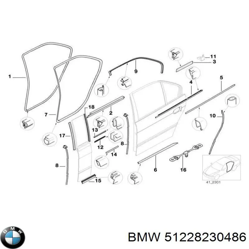 Купити 51228230486 BMW 