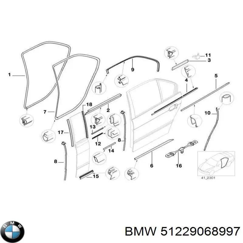 Купити 51229068997 BMW 