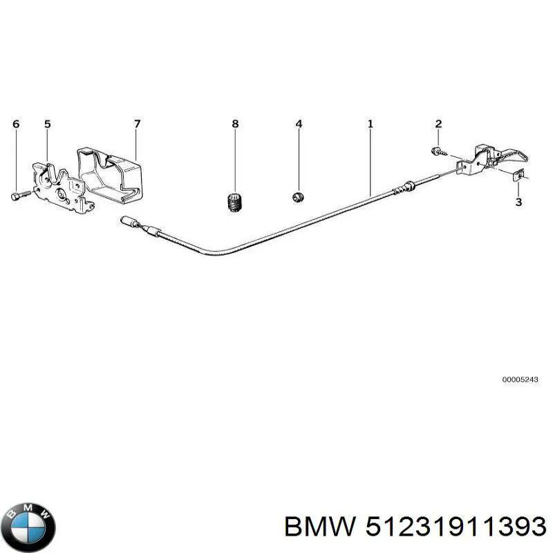 Купити 51231911393 BMW 
