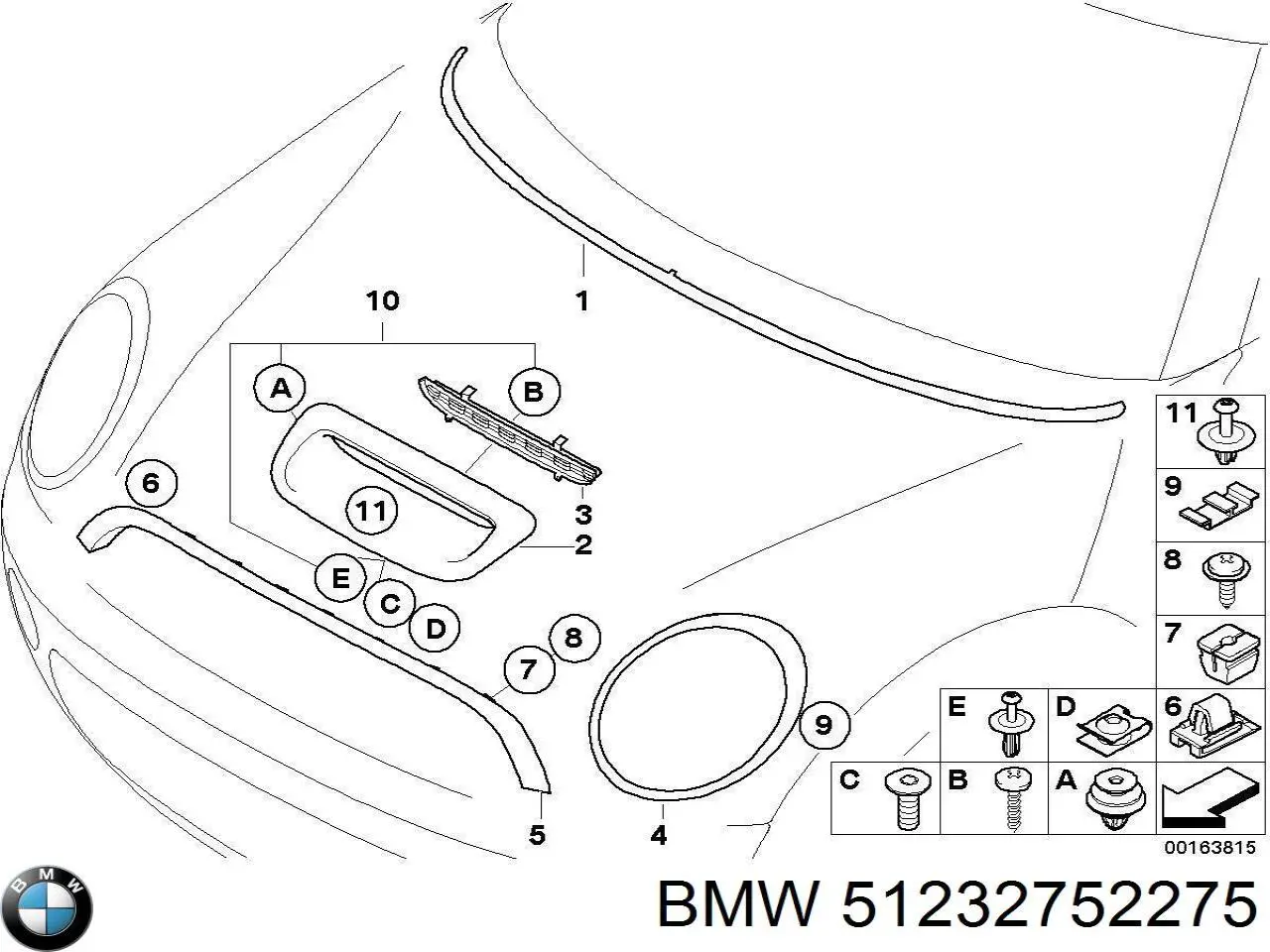  BMW 51232752275 ціна, від 31.77 USD