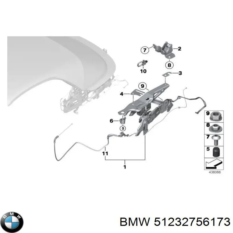  BMW 51232756173 ціна, від 6.38 USD