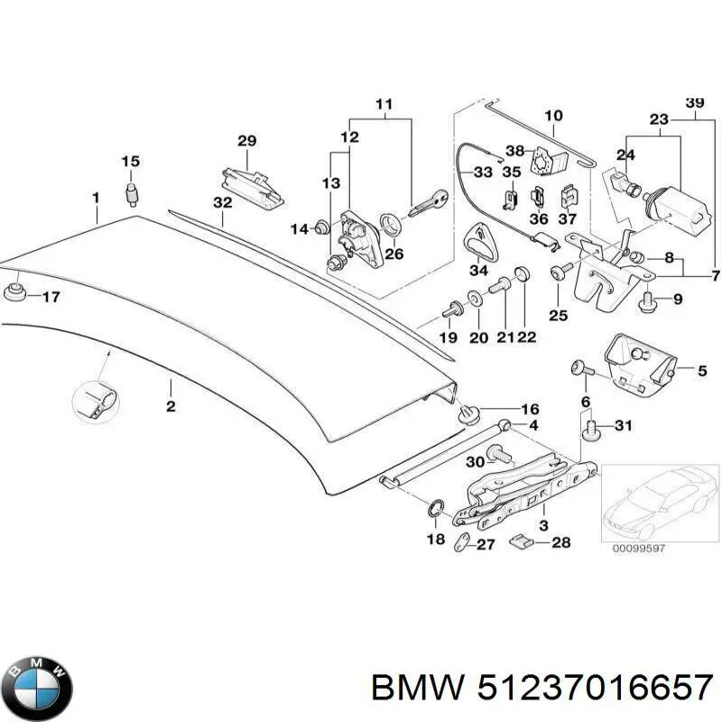  BMW 51237016657 ціна, від 64.39 USD