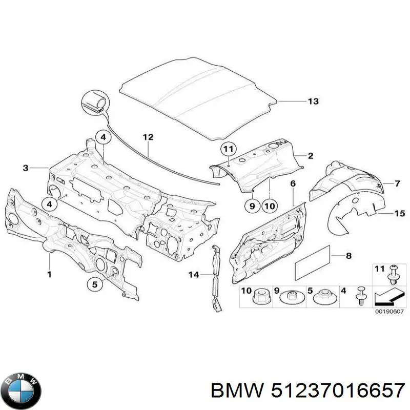  51237016657 BMW