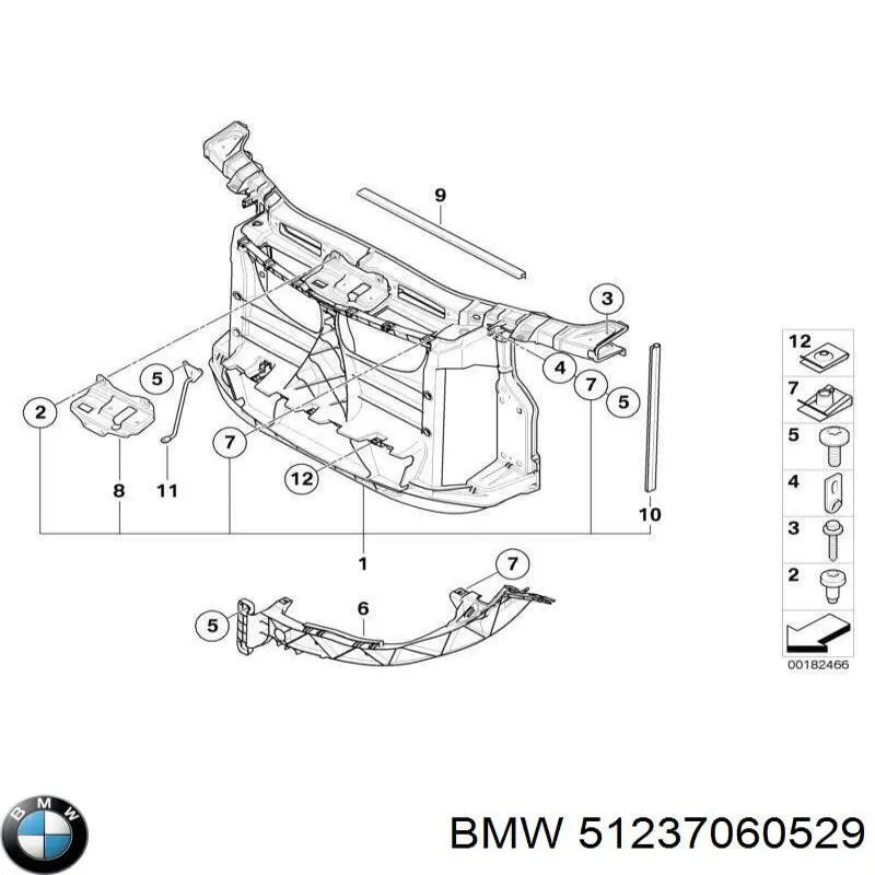 Трос відкриття капота, задній на BMW 3 (E90)