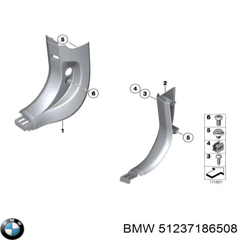  BMW 51237186508 ціна, від 68.38 USD