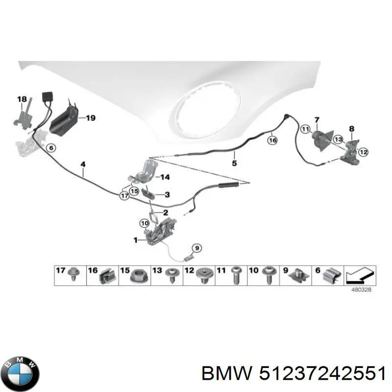  BMW 51237242551 ціна, від 56.95 USD