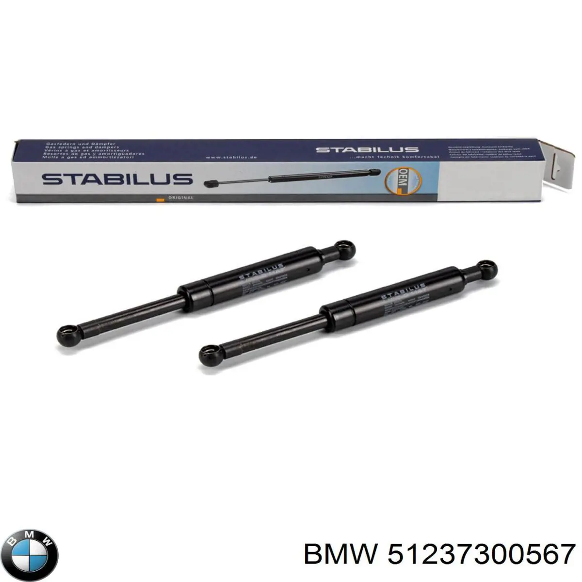 51237300567 BMW Стійка капота
