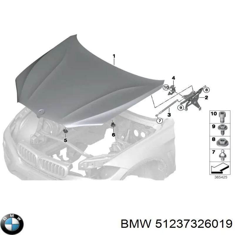  BMW 51237326019 ціна, від 38.95 USD