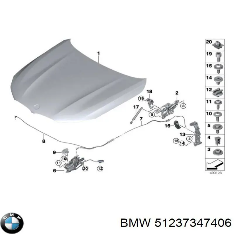  BMW 51237347406 ціна, від 102.41 USD