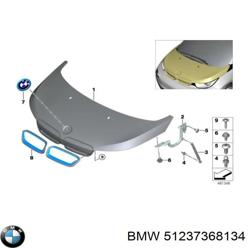  51237368134 BMW