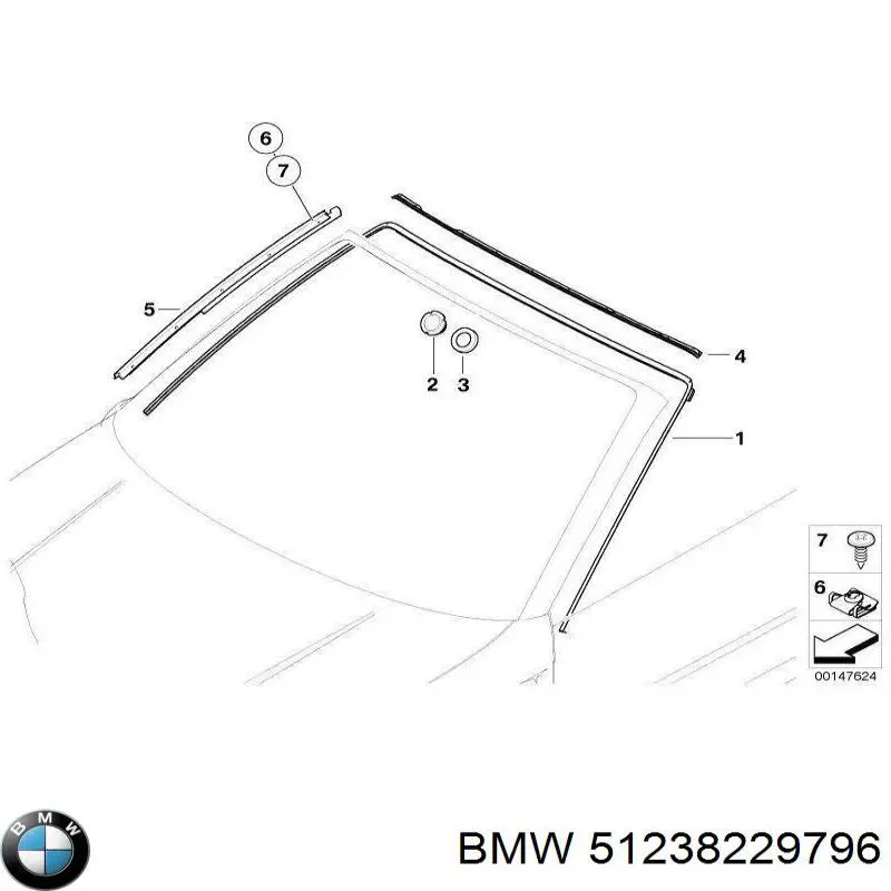  BMW 51238229796 ціна, від 6.33 USD