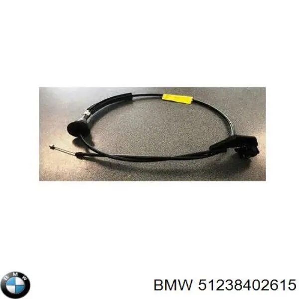 Трос відкриття капота, задній 51238402615 BMW