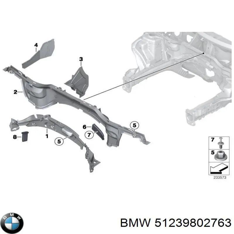  BMW 51239802763 ціна, від 17.96 USD