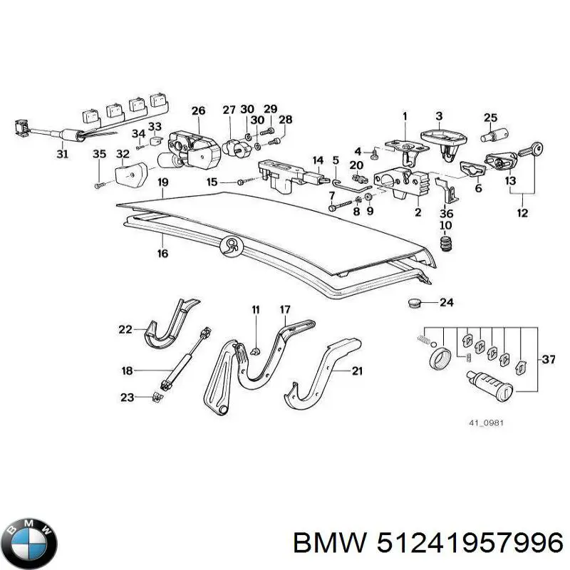  BMW 51241957996 ціна, від 55.77 USD