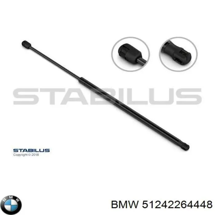 Амортизатор кришки багажника Japan Parts ZS01002